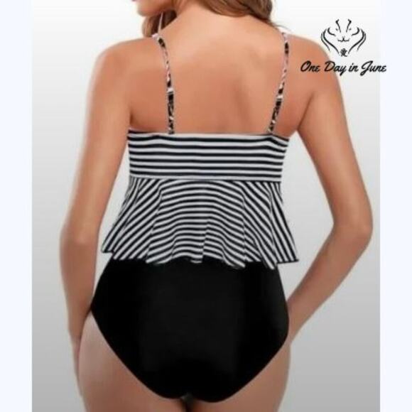 Shekini Underwire Flounce Bikini Swimsuit Size XXL - Picture 2 of 6